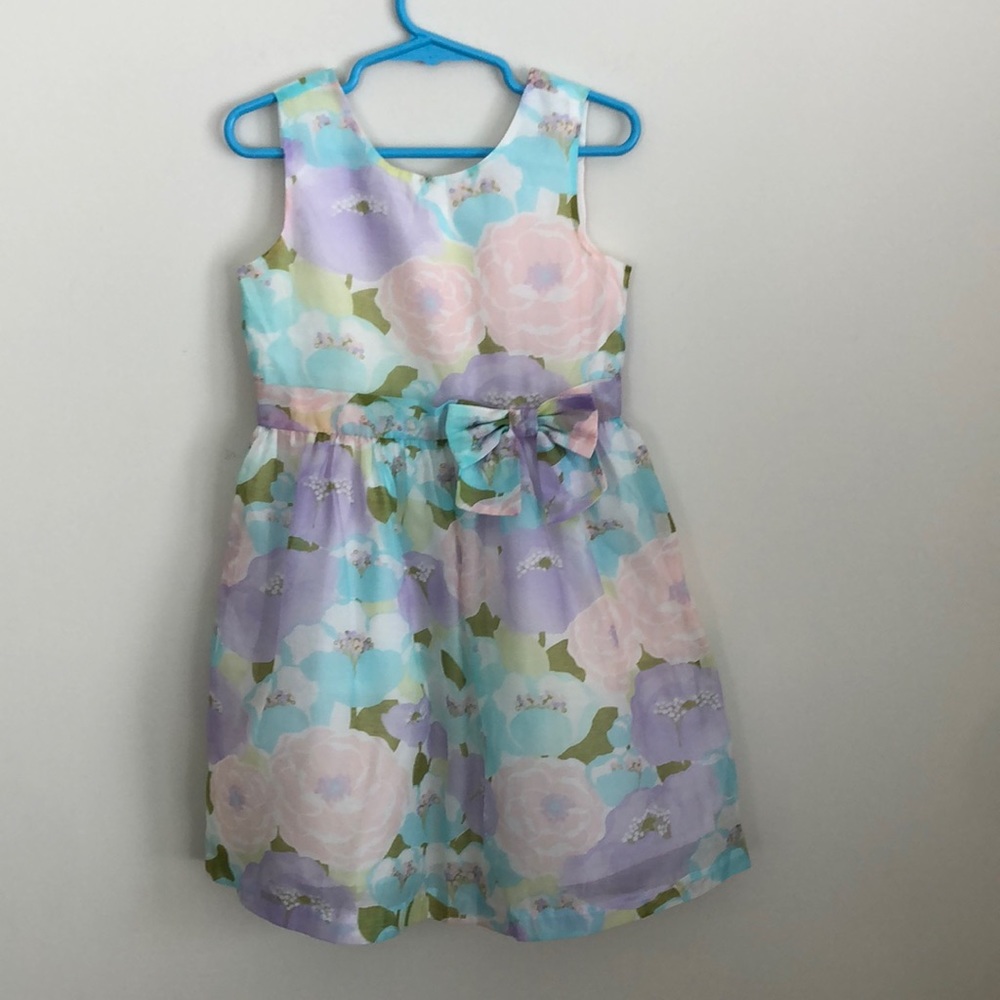 Gymboree organza floral dress size 4